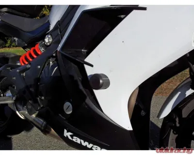 Woodcraft Technologies Frame Slider Base Kit w/ Blue Cerakote Pucks Kawasaki Ninja 650 2012-2016 - 50-0132-C