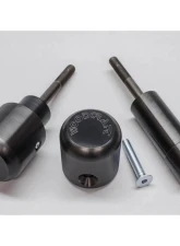 Woodcraft Technologies Frame Slider Base Kit w/ Blue Cerakote Pucks Kawasaki Ninja 650 | Z650 2017-2024                                     - 50-0134-C - Image 2