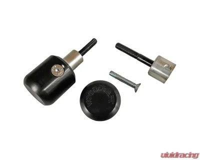 Woodcraft Technologies Frame Slider Base Kit w/ Blue Cerakote Pucks Kawasaki Ninja ZX-10R | ABS 2011-2015 - 50-0168-C