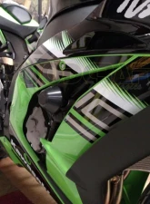 Woodcraft Technologies Frame Slider Base Kit w/ Blue Cerakote Pucks Kawasaki Ninja ZX-10R | ABS | 10RR 2016-2024                                     - 50-0170-C - Image 4