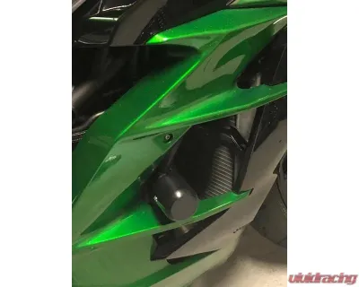 Woodcraft Technologies Frame Slider Base Kit w/ Blue Cerakote Pucks Kawasaki Ninja H2SX | ZH2 2018-2021 - 50-0175-C