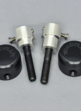 Woodcraft Technologies Frame Slider Base Kit w/ Blue Cerakote Pucks Honda CBR600RR | ABS 2007-2024                                     - 50-0338-C - Image 2