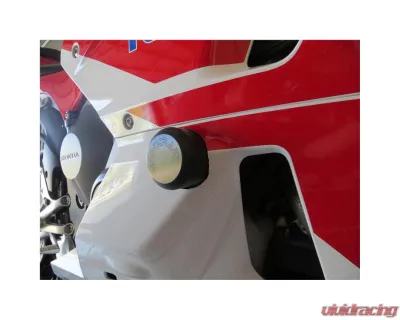 Woodcraft Technologies Frame Slider Base Kit w/ Blue Cerakote Pucks Honda CBR600RR | ABS 2007-2024 - 50-0338-C