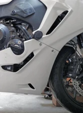 Woodcraft Technologies Frame Slider Base Kit w/ Blue Cerakote Pucks Honda CBR1000RR 2017-2024                                     - 50-0342-C - Image 4