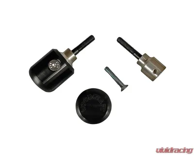 Woodcraft Technologies Frame Slider Base Kit w/ Blue Cerakote Pucks Honda CBR929RR | CBR954RR 2000-2003 - 50-0360-C