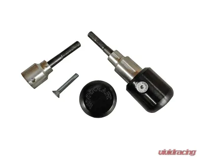 Woodcraft Technologies Frame Slider Base Kit w/ Domed Pucks Triumph Speed Triple 2005-2010 - 50-0510-15