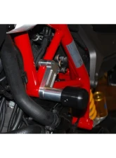 Woodcraft Technologies Frame Slider Base Kit w/ Blue Cerakote Pucks Ducati Hypermotard 821 | 939 | 950 2013-2020                                     - 50-0652-C - Image 3