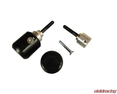 Woodcraft Technologies Frame Slider Base Kit w/ Blue Cerakote Pucks BMW S1000RR | HP4 2009-2019 - 50-0750-C