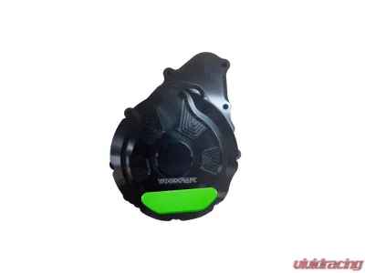 Woodcraft Technologies Green Cerakote LHS Stator Cover Assembly Kawasaki ZX-4RR 2023-2024 - 60-0137LB-GR
