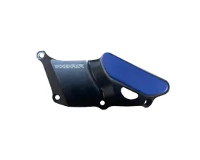 Woodcraft Technologies Blue Cerakote RHS Clutch Cover Protector Assembly Kawasaki ZX-4RR 2023-2024