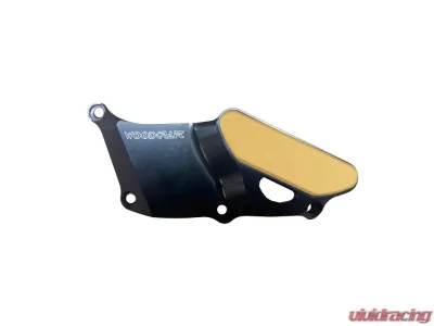 Woodcraft Technologies Gold Cerakote RHS Clutch Cover Protector Assembly Kawasaki ZX-4RR 2023-2024 - 60-0137RC-GD