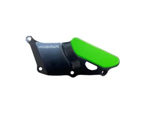 Woodcraft Technologies Green Cerakote RHS Clutch Cover Protector Assembly Kawasaki ZX-4RR 2023-2024