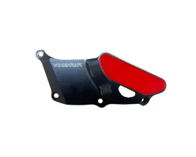 Woodcraft Technologies Red Cerakote RHS Clutch Cover Protector Assembly Kawasaki ZX-4RR 2023-2024