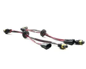 Headlight Revolution Acme 2x H11 H-Series Housing Pass-Through Cables with Grommet Harness