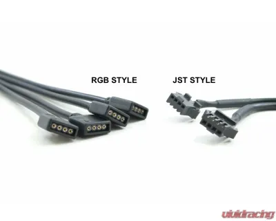 Headlight Revolution Acme Bare 4 Wire to 4x JST 4P Male Splitter - H697