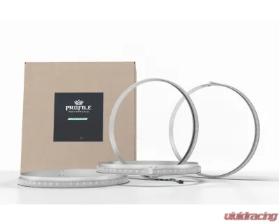 Headlight Revolution 4 Pc Set RGBW 17in Profile Pixel Wheel Rings - LED1242W.4