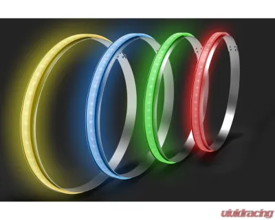 Headlight Revolution 4 Pc Set RGBW 17in Profile Pixel Wheel Rings - LED1242W.4