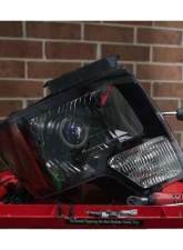 Headlight Revolution 70mm Profile Smoke Rings Pivot Set                                     - LED1605 - Image 4