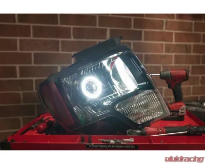 Headlight Revolution 90mm Profile Smoke Rings Pivot Set - LED1606