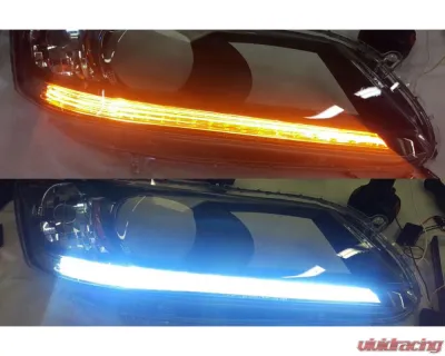 Headlight Revolution 3in Switchback Pivot Strip with Driver - LED170