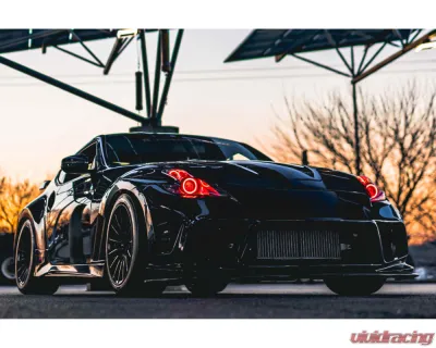 Headlight Revolution 6in Dual Red Pivot Strip with Driver - LED183