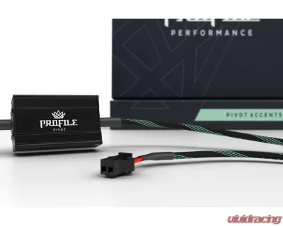 Headlight Revolution 6in Dual Red Pivot Strip with Driver - LED183