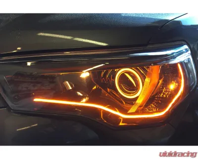 Headlight Revolution 9in Switchback Pivot Strip with Driver - LED185