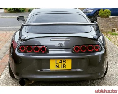 Headlight Revolution 70mm Dual Red Pivot Ring with Driver - LED222