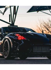 Headlight Revolution 80mm Dual Red Pivot Ring with Driver                                     - LED232 - Image 12