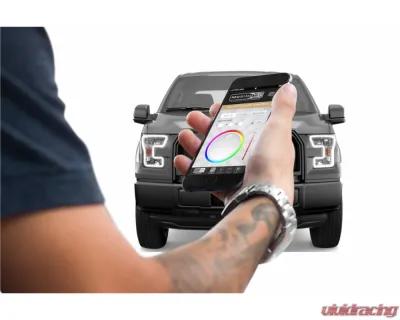 Headlight Revolution Pivot SB Fitted Halos Kit without OEM LED Ford F-150 2015-2017 - LED287