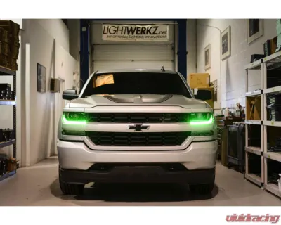 Headlight Revolution Profile Set Pixel DRL Boards Chevrolet Silverado 2016-2018 - LED331