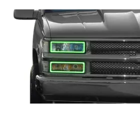 Headlight Revolution Profile Prism Fitted Halos Kit Nissan Titan 2016-2017