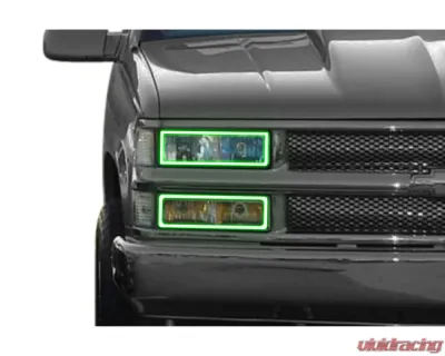Headlight Revolution Profile Prism Fitted Halos Kit Nissan Titan 2016-2017 - LED38