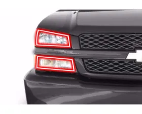 Headlight Revolution Profile Prism Fitted Halos Kit Chevrolet Silverado 1988-1999