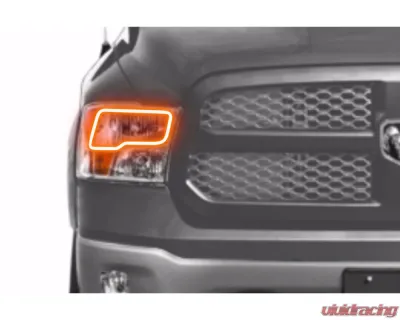Headlight Revolution Profile Prism Fitted Halos Kit with Quad Headlights Chevrolet Silverado 2003-2006 - LED46