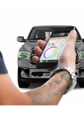 Headlight Revolution U Shape Profile Prism Fitted Halos Kit Dodge Ram 2009-2016                                     - LED47 - Image 4