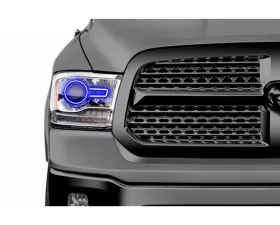 Headlight Revolution U Shape Profile Prism Fitted Halos Kit Dodge Ram 2009-2016