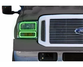 Headlight Revolution Profile Prism Fitted Halos Kit Ford F-150 2013-2014