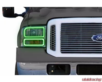 Headlight Revolution Profile Prism Fitted Halos Kit Ford F-150 2013-2014 - LED55