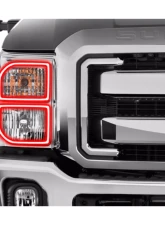 Headlight Revolution Profile Prism Fitted Halos Kit Ford Super Duty 2005-2007                                     - LED57 - Image 5