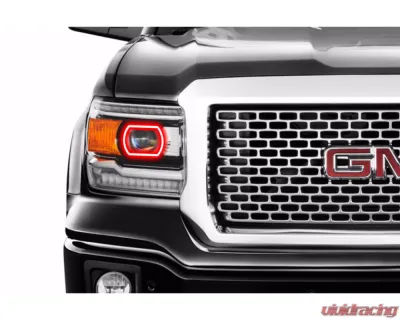Headlight Revolution Profile Prism Halo with Driver GMC Sierra 2014-2015 - LED58