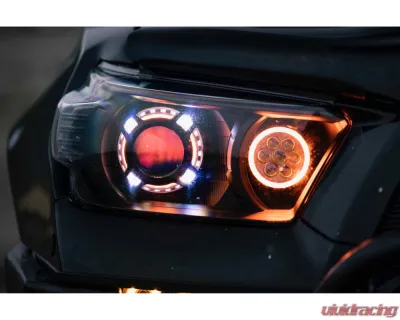 Headlight Revolution Red Profile OneColor Demon Eye - LED762