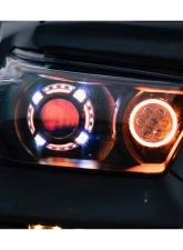 Headlight Revolution Purple Profile OneColor Demon Eye                                     - LED763 - Image 7