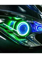 Headlight Revolution Purple Profile OneColor Demon Eye                                     - LED763 - Image 8