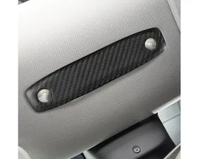 Carbonati Matte Black Real Molded Dry Carbon Fiber Rear Reading Light Cover Tesla Model 3 2017+