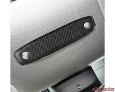 Carbonati Matte Black Real Molded Dry Carbon Fiber Rear Reading Light Cover Tesla Model 3 2017+ - 930078