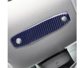 Carbonati Glossy Blue Real Molded Dry Carbon Fiber Rear Reading Light Cover Tesla Model 3 2017+