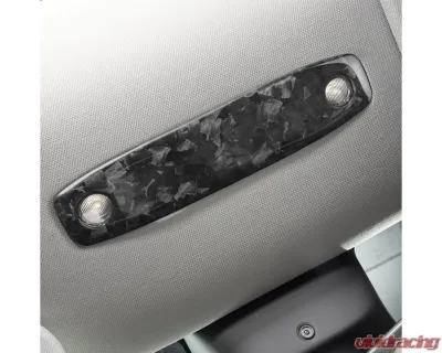 Carbonati Glossy Black Real Molded Forged Carbon Fiber Rear Reading Light Cover Tesla Model 3 2017+ - 930082
