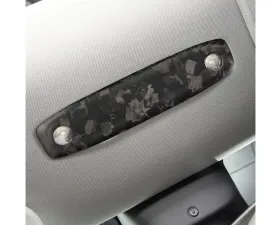 Carbonati Matte Black Real Molded Forged Carbon Fiber Rear Reading Light Cover Tesla Model 3 2017+