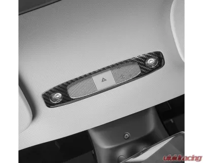 Carbonati Glossy Black Real Molded Dry Carbon Fiber Reading Light Cover Tesla Model 3 | Model Y 2017+ - 930142